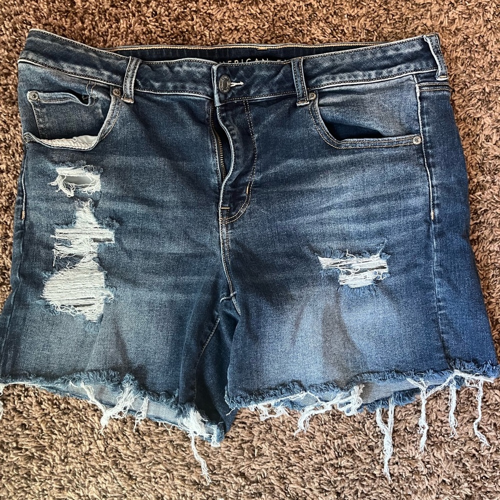 American Eagle Midi Denim Shorts